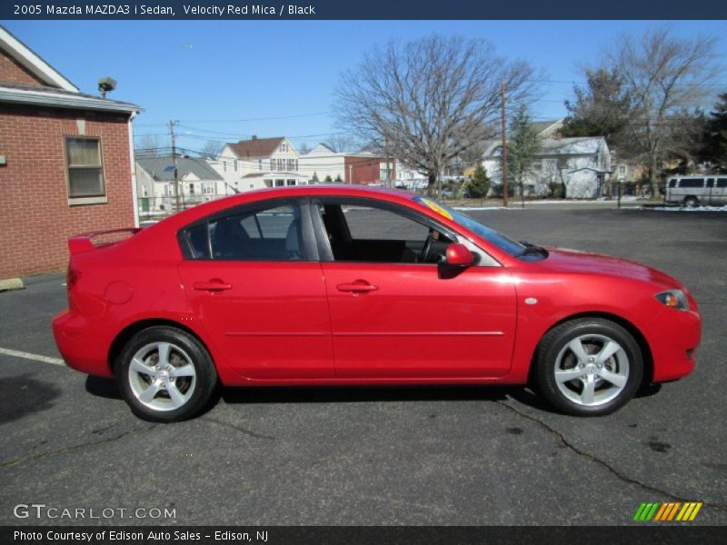 Velocity Red Mica / Black 2005 Mazda MAZDA3 i Sedan