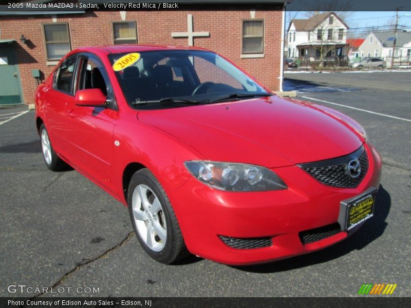 Velocity Red Mica / Black 2005 Mazda MAZDA3 i Sedan
