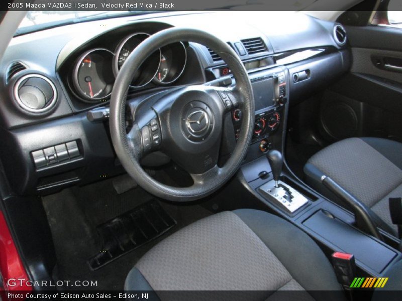 Black Interior - 2005 MAZDA3 i Sedan 