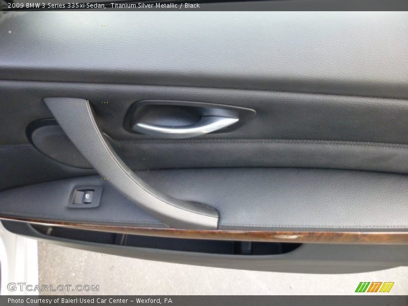Titanium Silver Metallic / Black 2009 BMW 3 Series 335xi Sedan