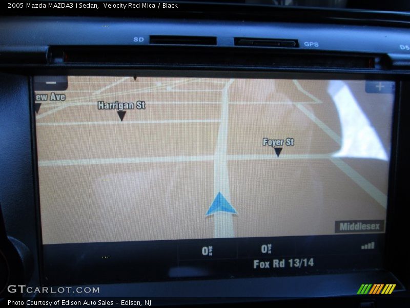 Velocity Red Mica / Black 2005 Mazda MAZDA3 i Sedan