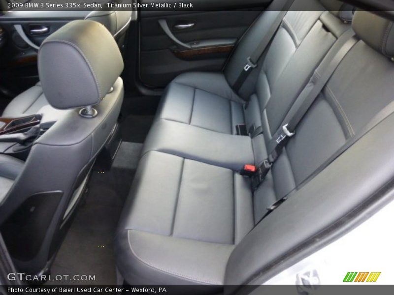 Rear Seat of 2009 3 Series 335xi Sedan