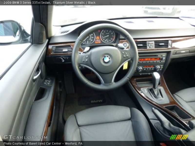 Titanium Silver Metallic / Black 2009 BMW 3 Series 335xi Sedan