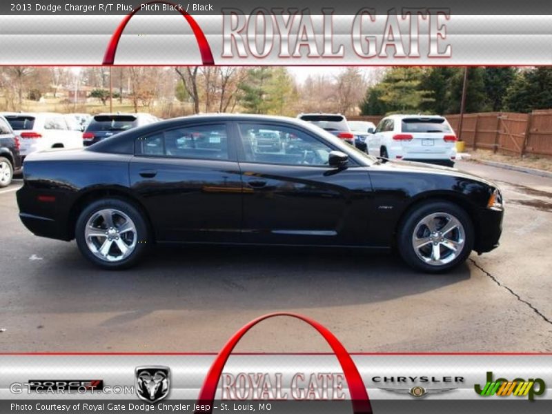 Pitch Black / Black 2013 Dodge Charger R/T Plus