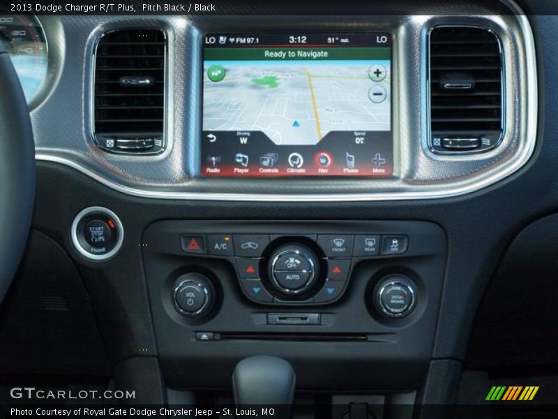 Pitch Black / Black 2013 Dodge Charger R/T Plus