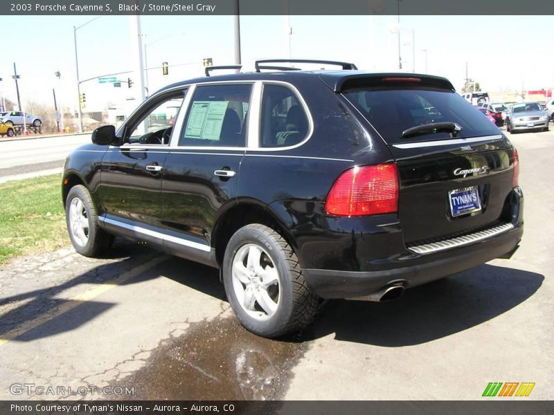 Black / Stone/Steel Gray 2003 Porsche Cayenne S