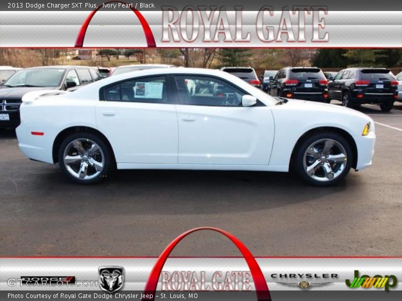 Ivory Pearl / Black 2013 Dodge Charger SXT Plus