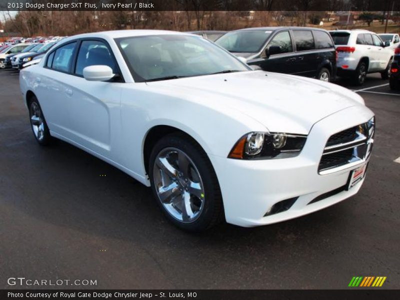 Ivory Pearl / Black 2013 Dodge Charger SXT Plus