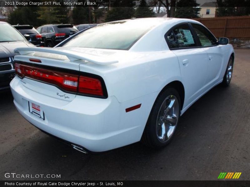 Ivory Pearl / Black 2013 Dodge Charger SXT Plus