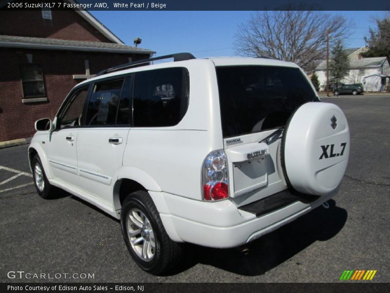 White Pearl / Beige 2006 Suzuki XL7 7 Passenger AWD