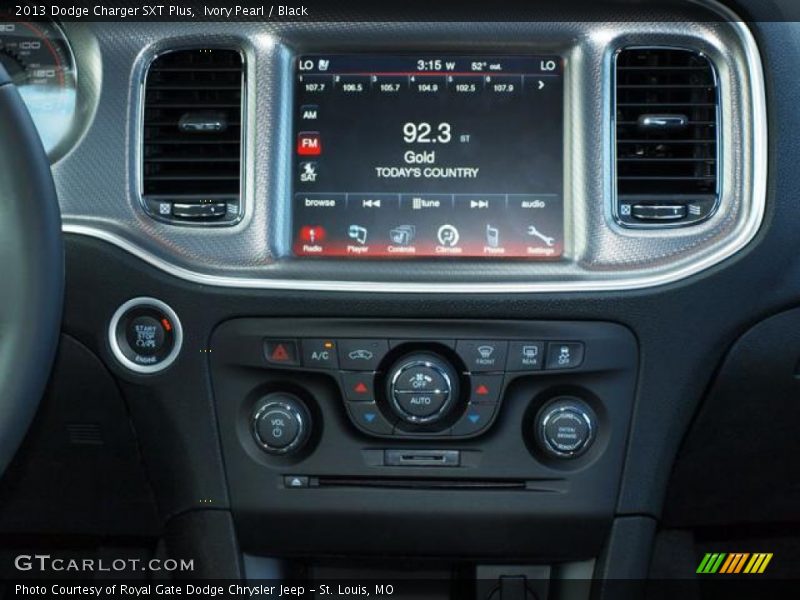 Ivory Pearl / Black 2013 Dodge Charger SXT Plus