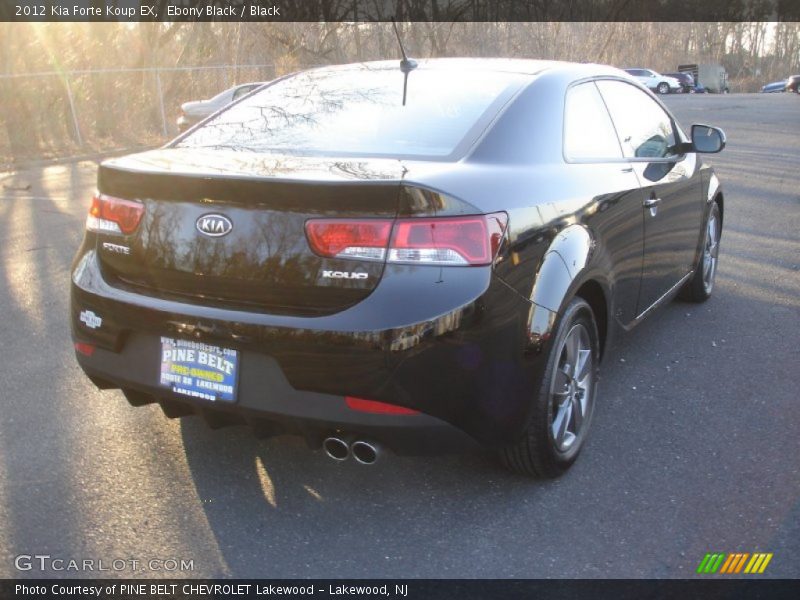 Ebony Black / Black 2012 Kia Forte Koup EX