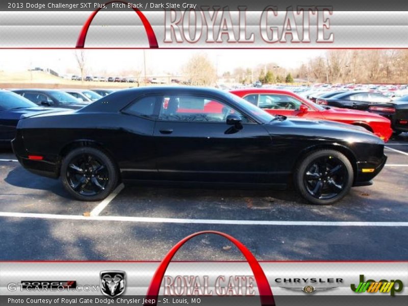 Pitch Black / Dark Slate Gray 2013 Dodge Challenger SXT Plus