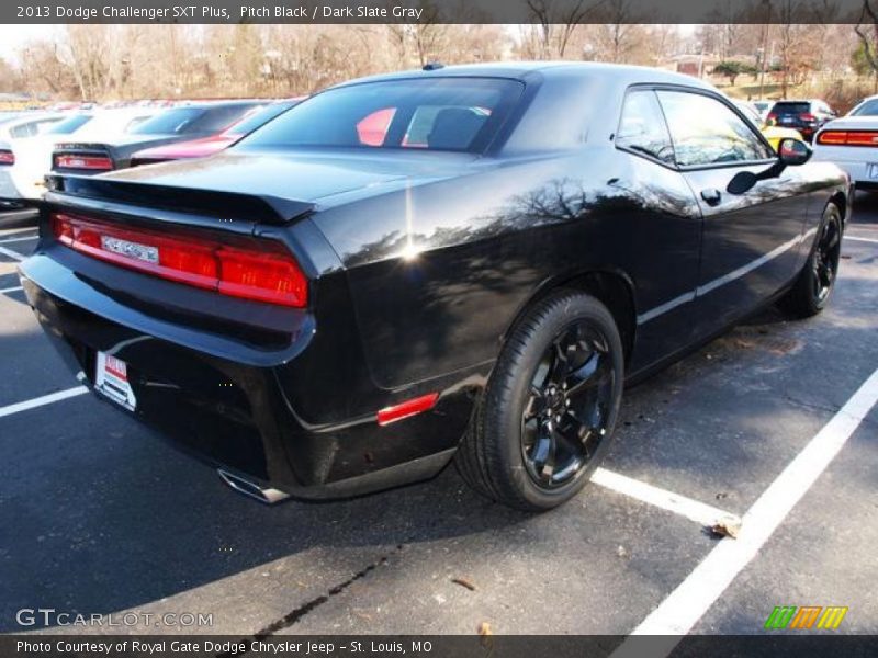 Pitch Black / Dark Slate Gray 2013 Dodge Challenger SXT Plus