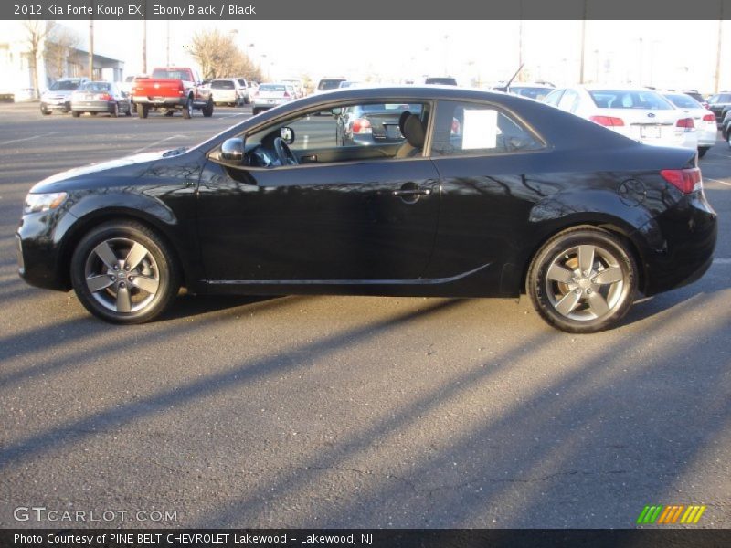 Ebony Black / Black 2012 Kia Forte Koup EX