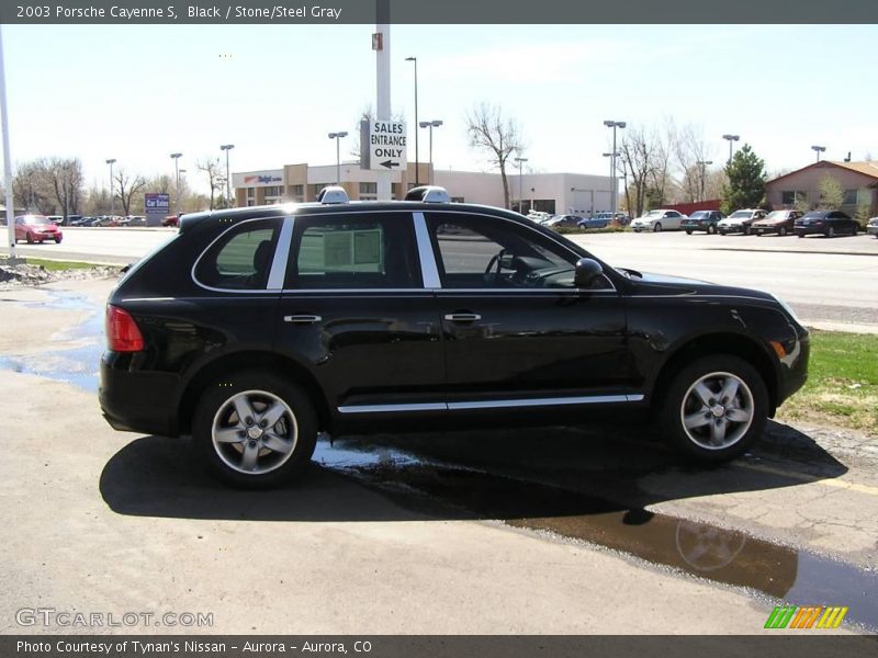 Black / Stone/Steel Gray 2003 Porsche Cayenne S