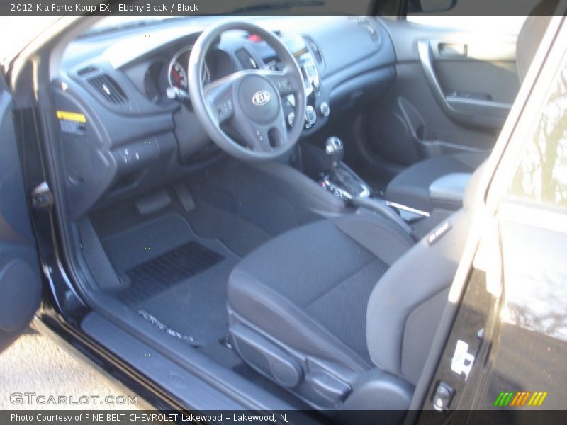 Ebony Black / Black 2012 Kia Forte Koup EX