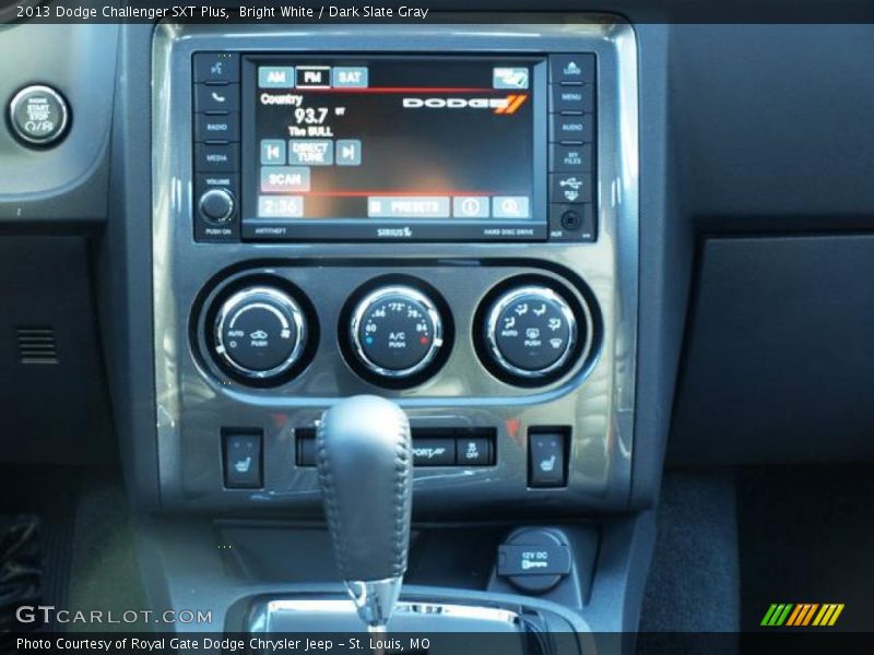 Bright White / Dark Slate Gray 2013 Dodge Challenger SXT Plus