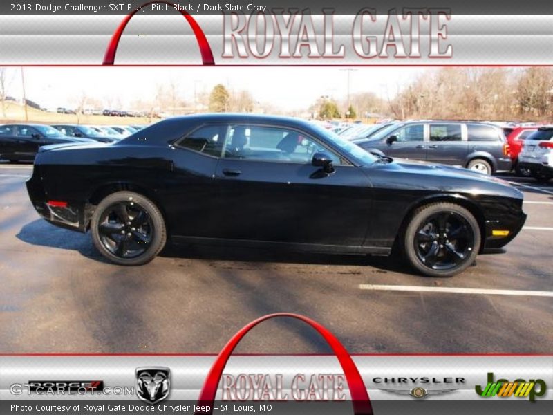 Pitch Black / Dark Slate Gray 2013 Dodge Challenger SXT Plus