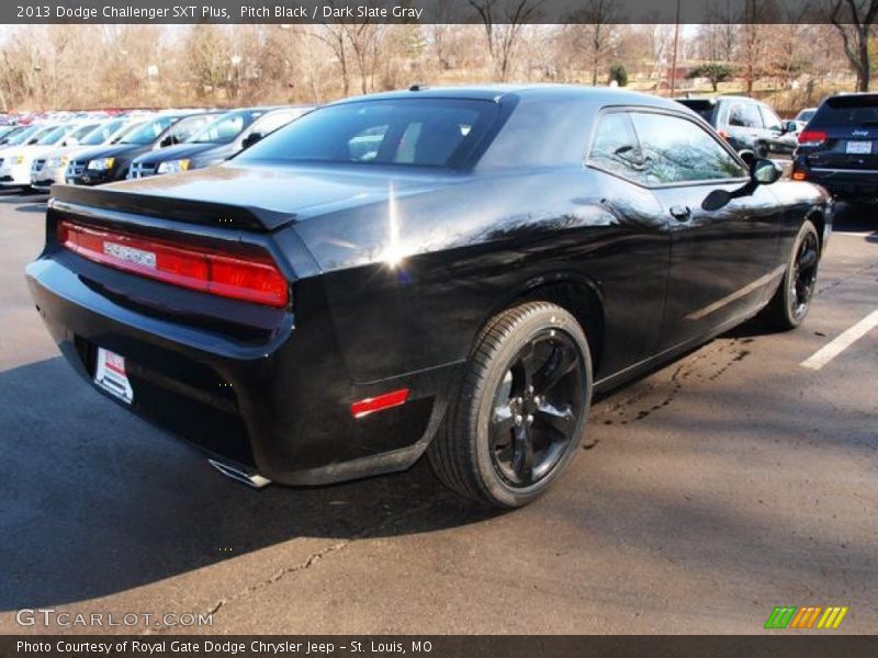 Pitch Black / Dark Slate Gray 2013 Dodge Challenger SXT Plus