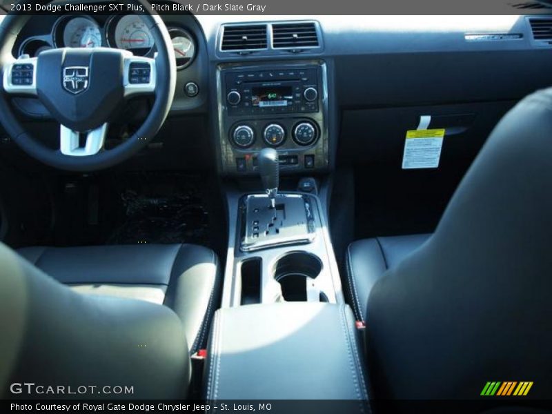 Pitch Black / Dark Slate Gray 2013 Dodge Challenger SXT Plus