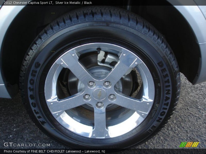 Silver Ice Metallic / Black 2012 Chevrolet Captiva Sport LT