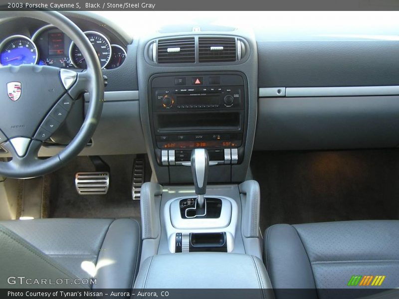 Black / Stone/Steel Gray 2003 Porsche Cayenne S