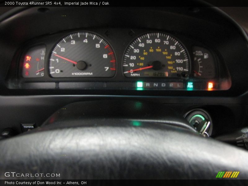 Imperial Jade Mica / Oak 2000 Toyota 4Runner SR5 4x4
