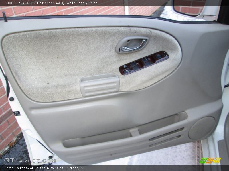 White Pearl / Beige 2006 Suzuki XL7 7 Passenger AWD