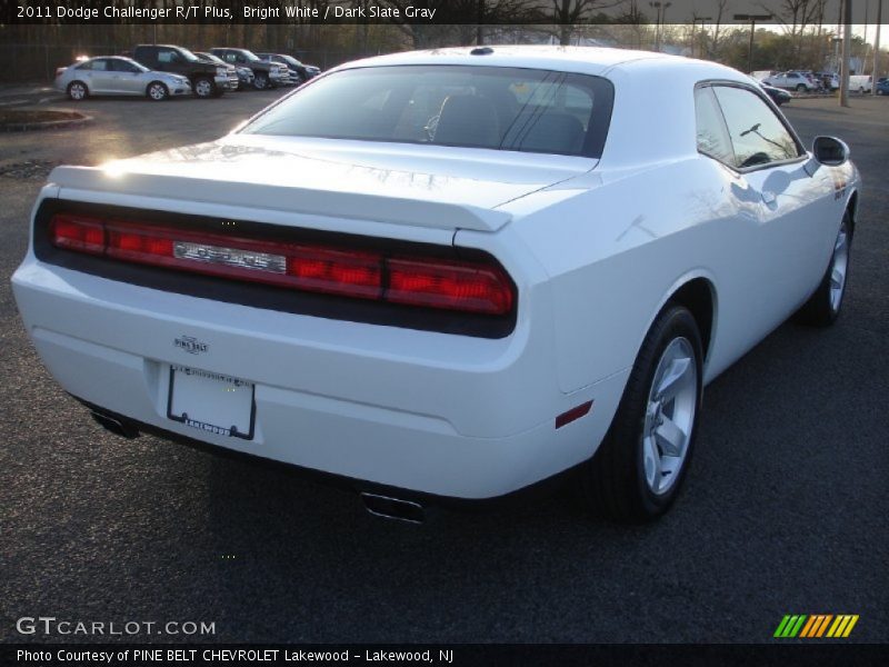 Bright White / Dark Slate Gray 2011 Dodge Challenger R/T Plus