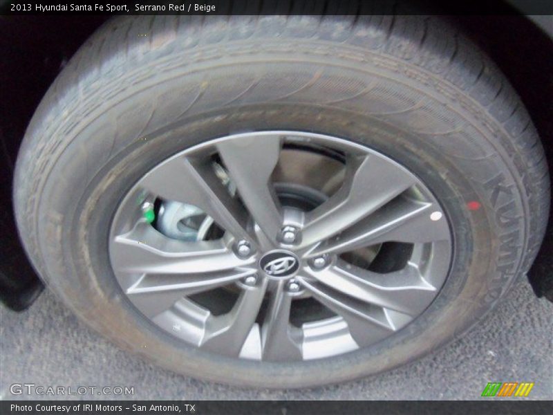 Serrano Red / Beige 2013 Hyundai Santa Fe Sport