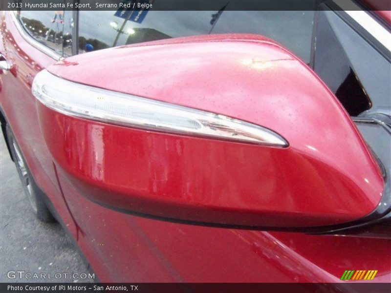 Serrano Red / Beige 2013 Hyundai Santa Fe Sport