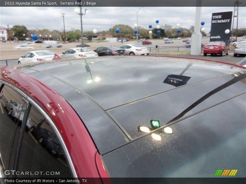 Serrano Red / Beige 2013 Hyundai Santa Fe Sport