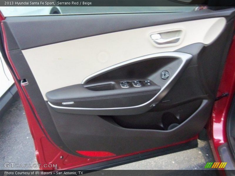 Serrano Red / Beige 2013 Hyundai Santa Fe Sport