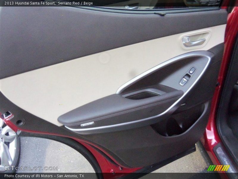 Serrano Red / Beige 2013 Hyundai Santa Fe Sport