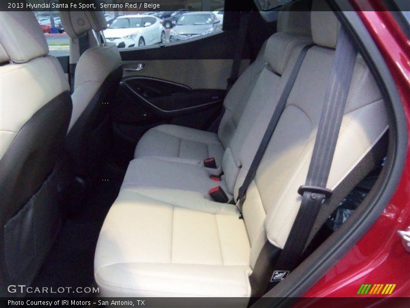 Serrano Red / Beige 2013 Hyundai Santa Fe Sport