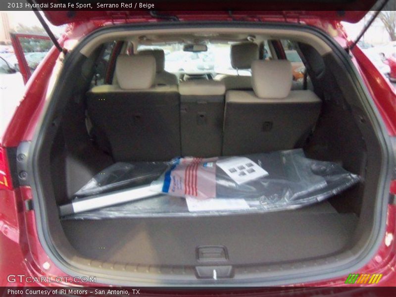 Serrano Red / Beige 2013 Hyundai Santa Fe Sport