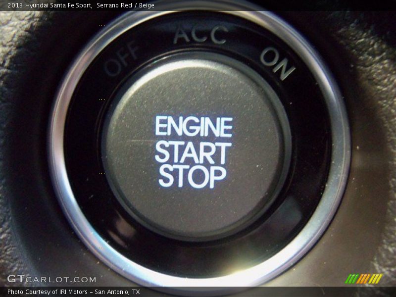 Serrano Red / Beige 2013 Hyundai Santa Fe Sport