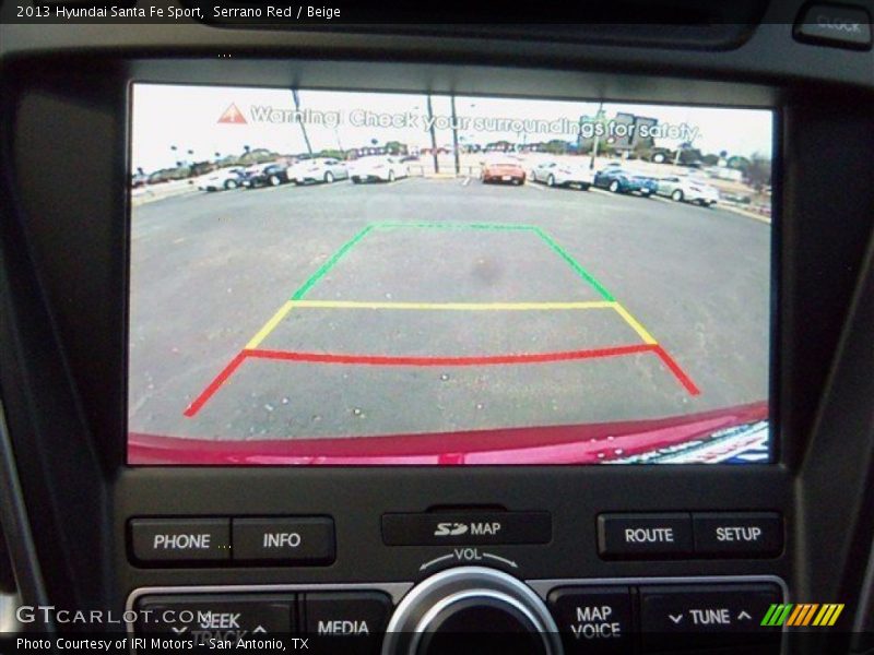 Serrano Red / Beige 2013 Hyundai Santa Fe Sport