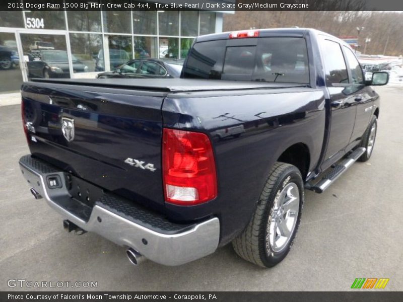 True Blue Pearl / Dark Slate Gray/Medium Graystone 2012 Dodge Ram 1500 Big Horn Crew Cab 4x4
