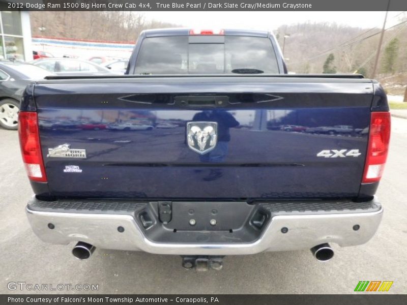 True Blue Pearl / Dark Slate Gray/Medium Graystone 2012 Dodge Ram 1500 Big Horn Crew Cab 4x4