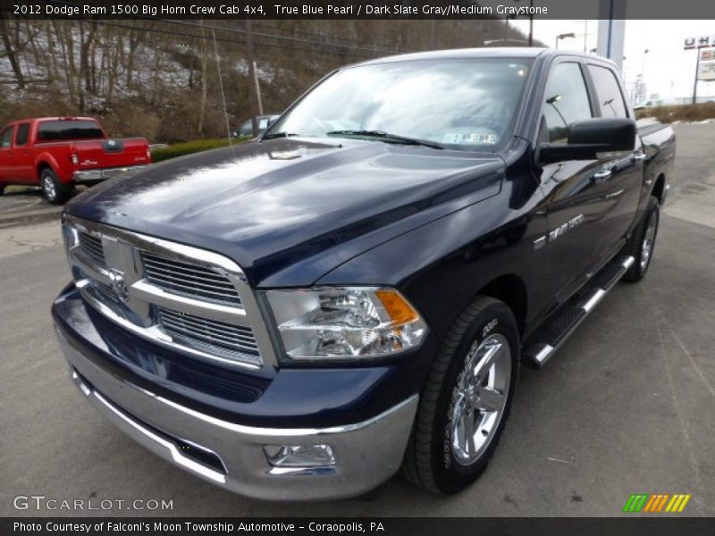 True Blue Pearl / Dark Slate Gray/Medium Graystone 2012 Dodge Ram 1500 Big Horn Crew Cab 4x4