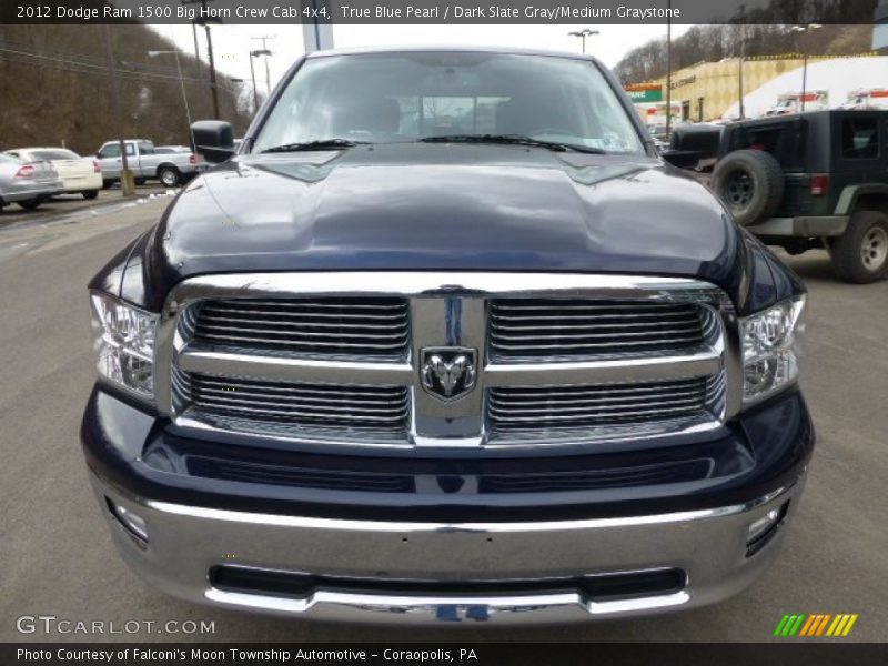 True Blue Pearl / Dark Slate Gray/Medium Graystone 2012 Dodge Ram 1500 Big Horn Crew Cab 4x4
