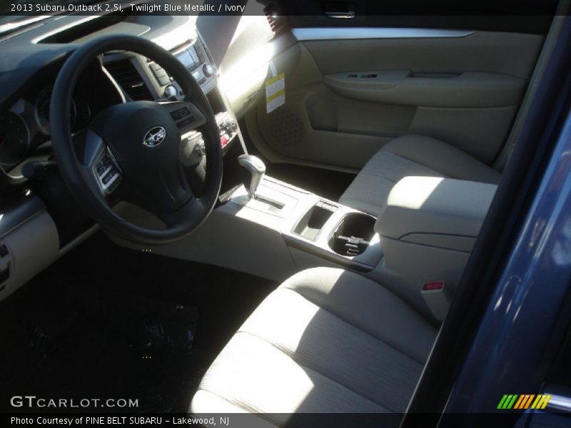 Twilight Blue Metallic / Ivory 2013 Subaru Outback 2.5i