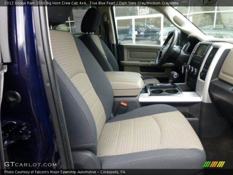 True Blue Pearl / Dark Slate Gray/Medium Graystone 2012 Dodge Ram 1500 Big Horn Crew Cab 4x4
