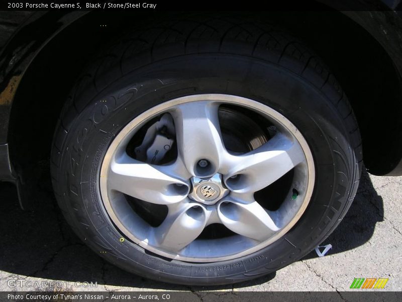 Black / Stone/Steel Gray 2003 Porsche Cayenne S