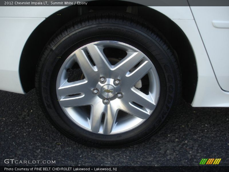 Summit White / Ebony 2012 Chevrolet Impala LT