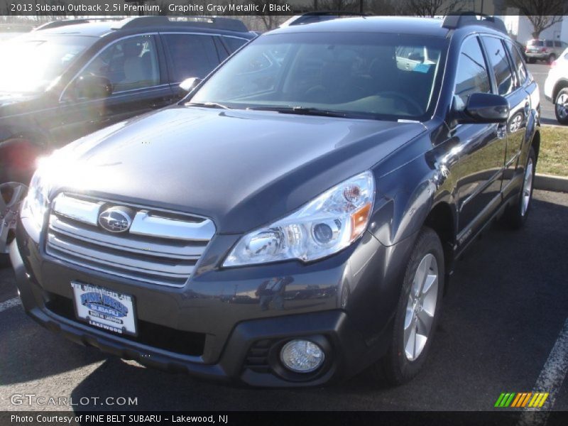 Graphite Gray Metallic / Black 2013 Subaru Outback 2.5i Premium