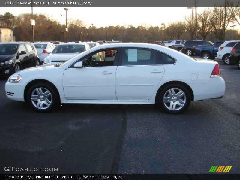 Summit White / Ebony 2012 Chevrolet Impala LT