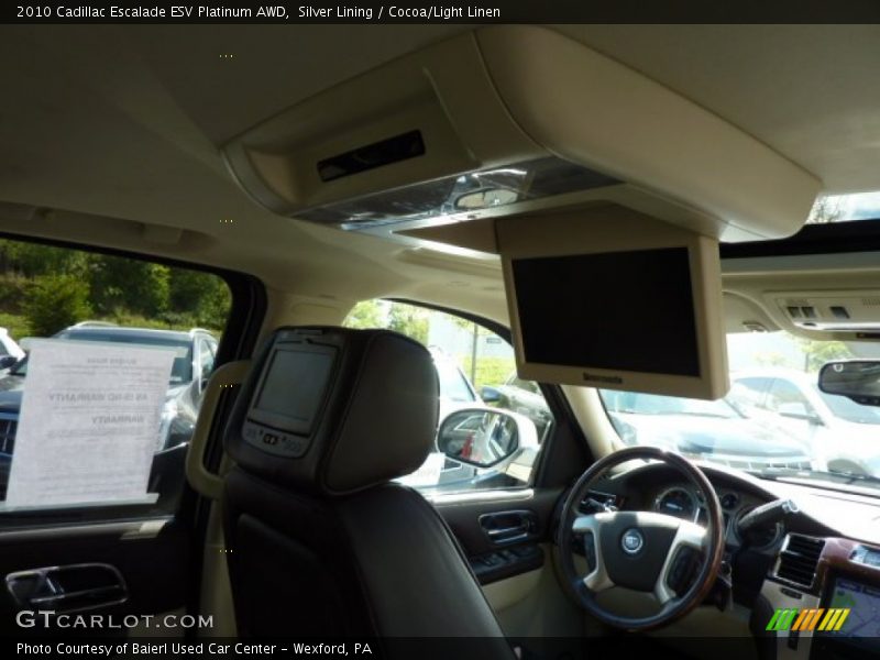 Entertainment System of 2010 Escalade ESV Platinum AWD